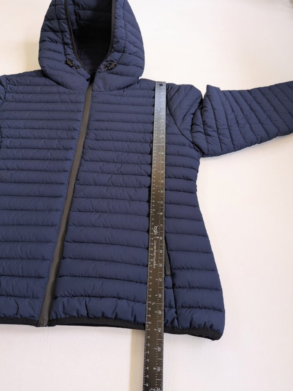 BCBG MAX AZRIA Women's Puffer Quilted Jacket Size L Navy - Picture 9 of 11